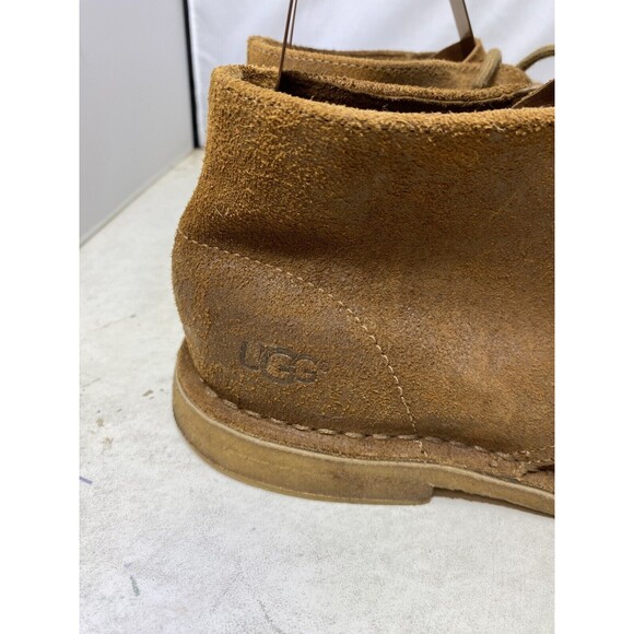 UGG CHESTNUT LEIGHTON SUEDE CHUKKA DESERT BOOTS, US 8.5 - Picture 3 of 13